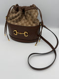 GUCCI HORSEBIT 1955 BUCKET - BROWN