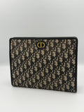 30 Montaigne Dea Pouch - Blue Dior Oblique Jacquard