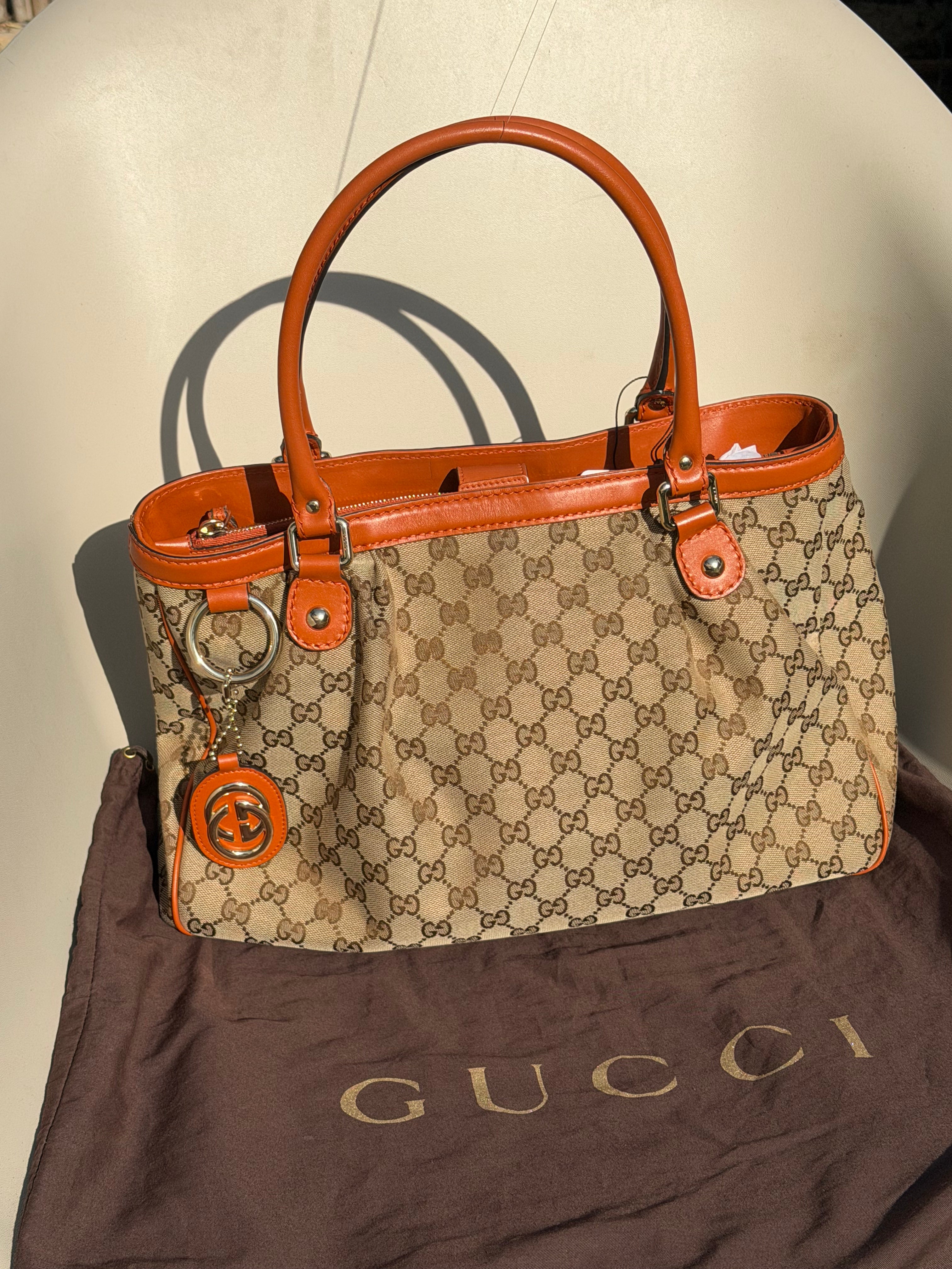 Gucci GG Canvas Sukey Tote Bag